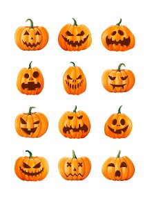 Тыковки на Halloween