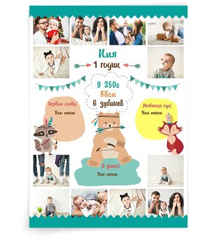 1 годик мальчику